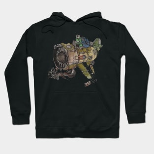 Green Ork Plane Hoodie